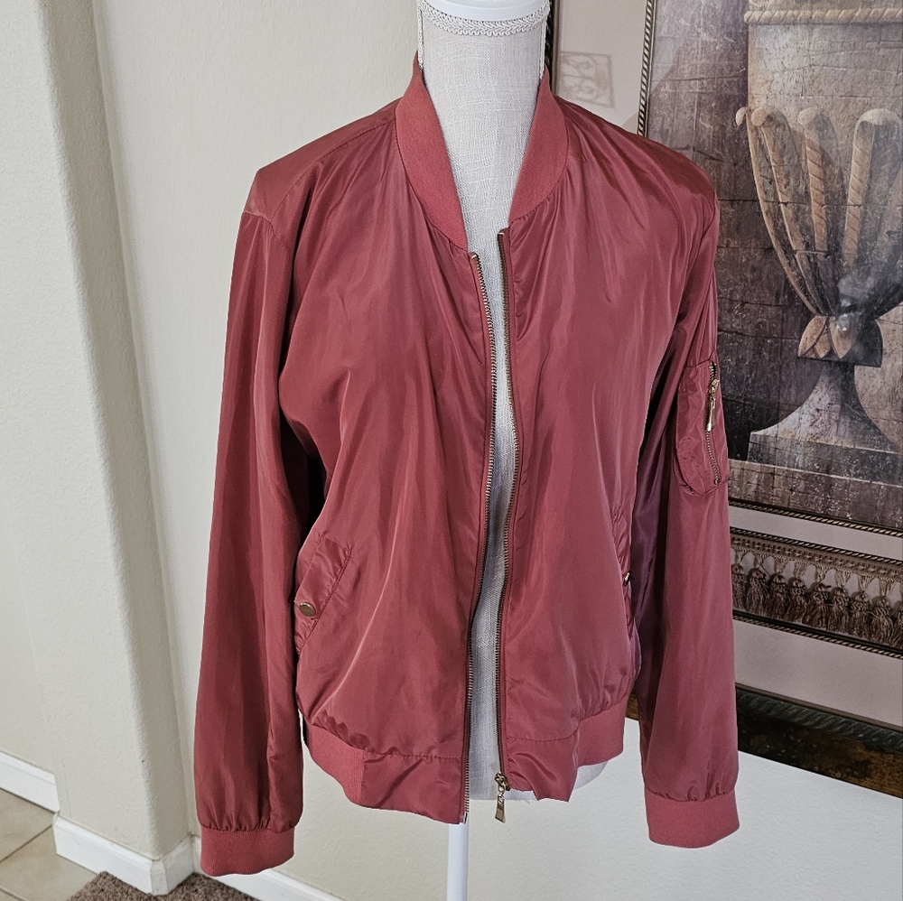 Women's Rose Bomber Jacket